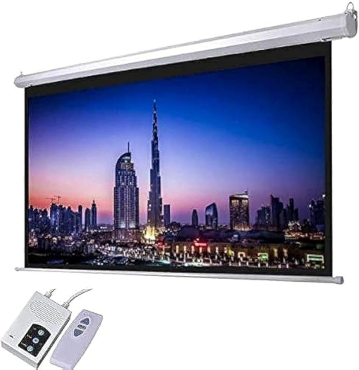 Auto Electric Projector Screen 243 x 243  cm (96 by 96 inches)