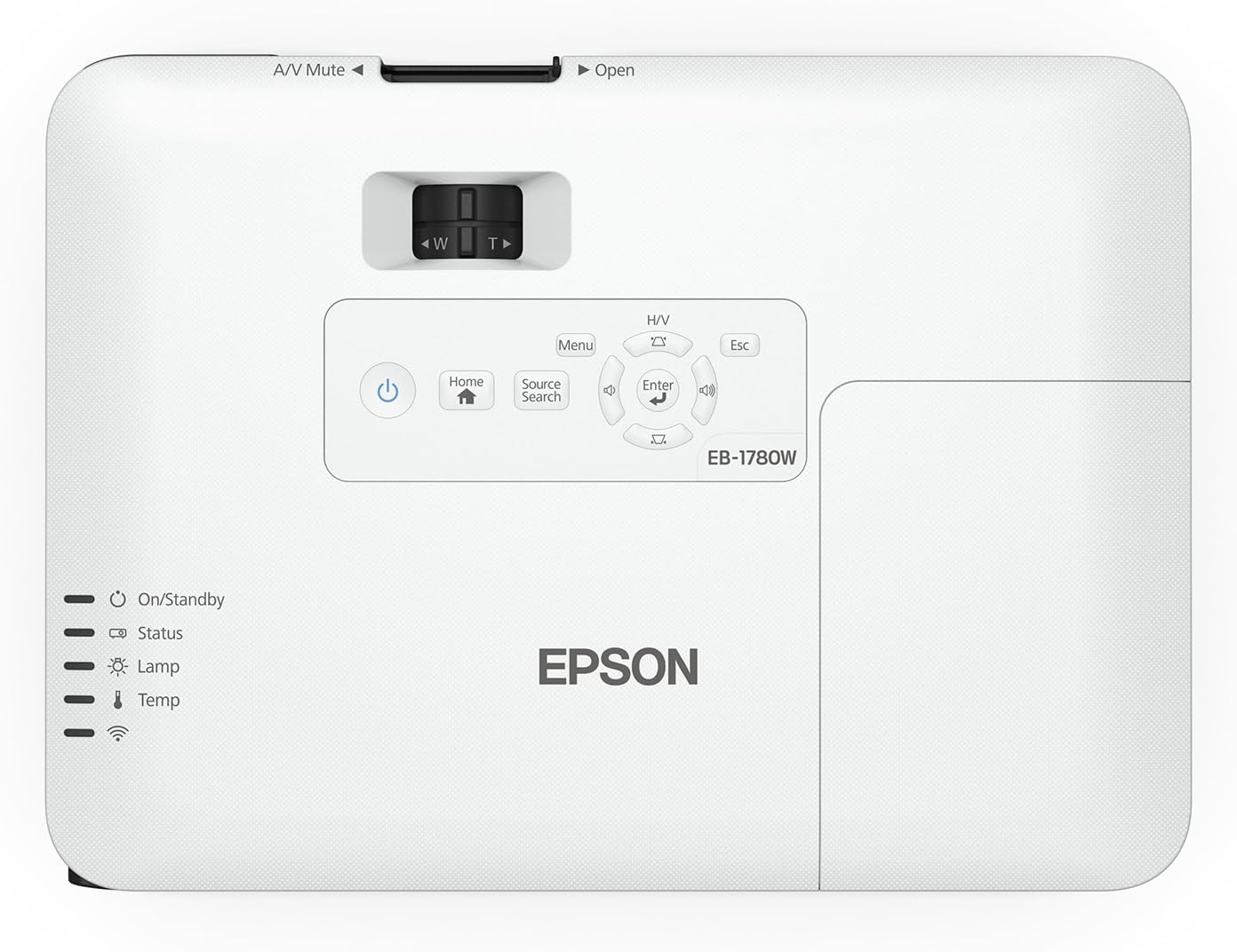Epson EB-1780W PowerLite Ultra-mobile business Wireless WXGA 3LCD Projector - Image 3