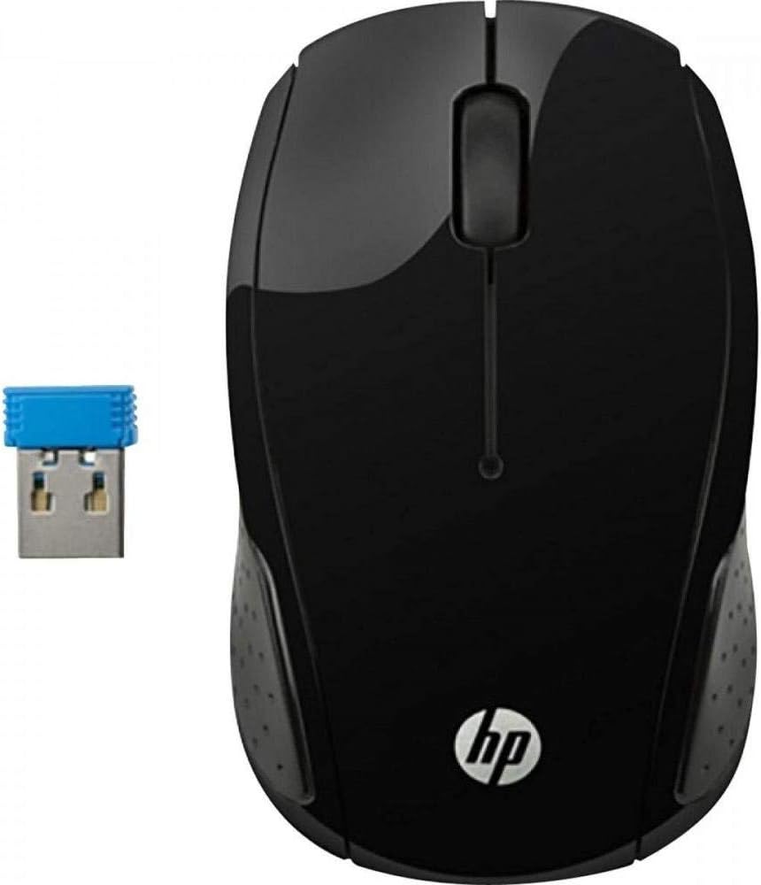 HP 200 Wireless Mouse  Black - X6W31AA