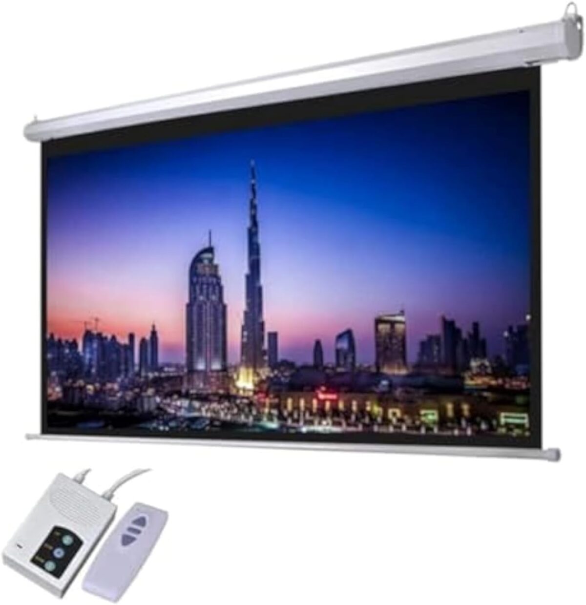 Light Wave EPS -240E - ELECTRIC PROJECTOR SCREEN 240 x 240 CMS (94 by 94 inches)