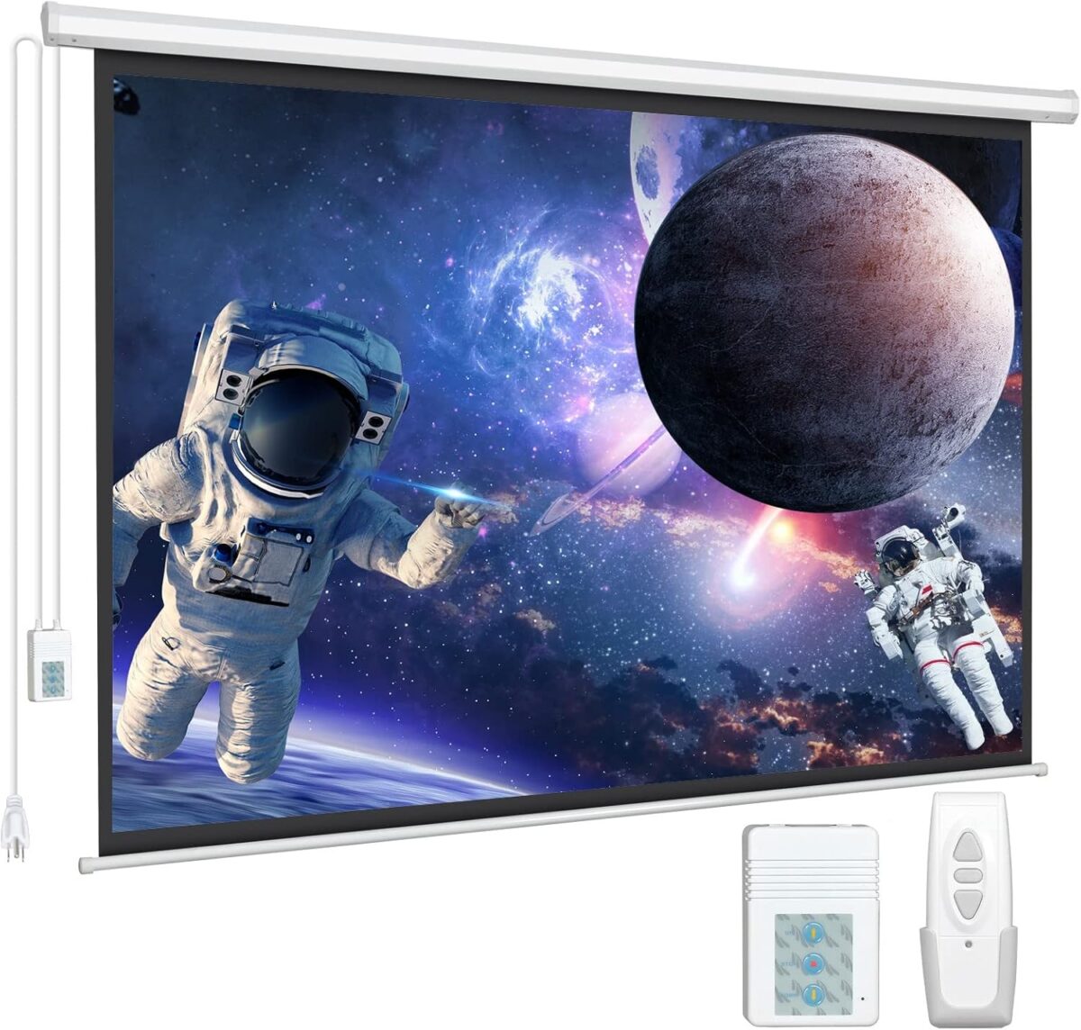 Light Wave EPS -300E - Electric PROJECTOR SCREEN 300 x 300 CMS