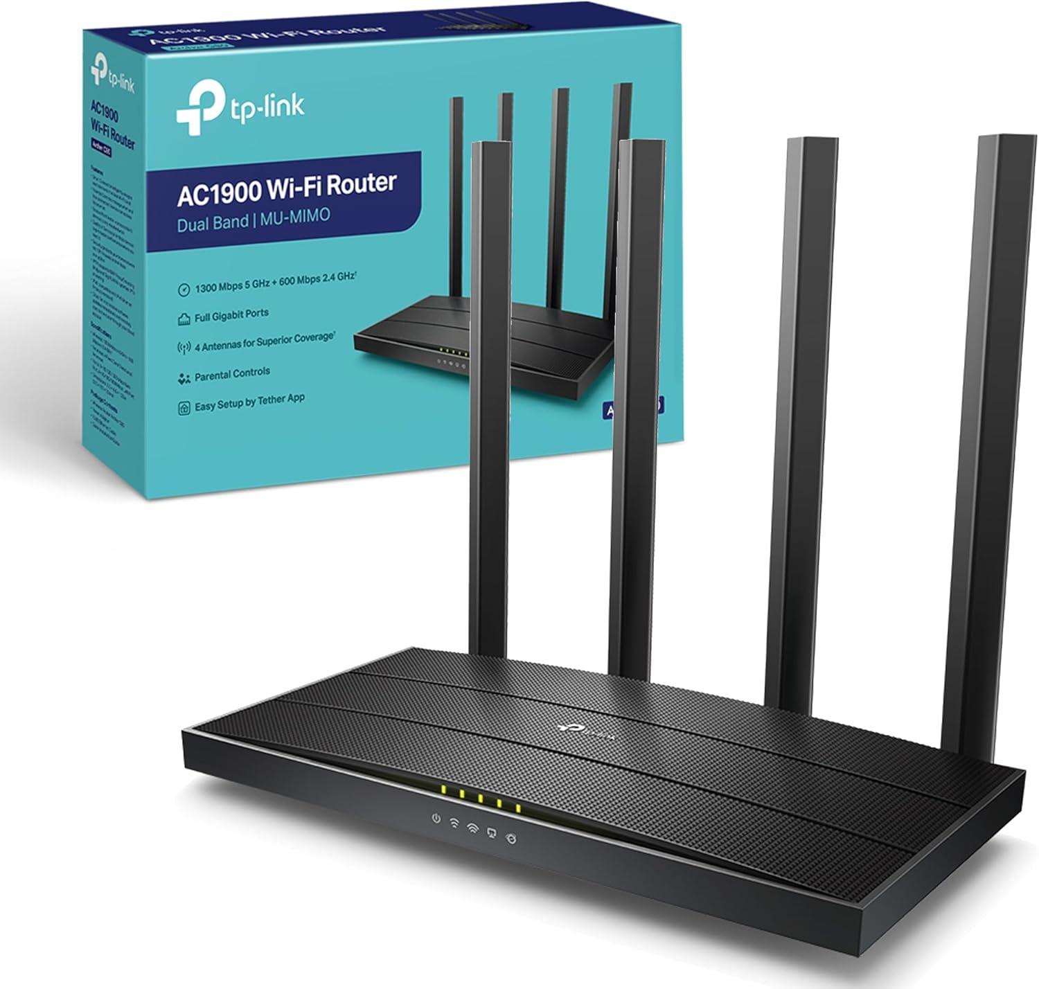 TP-Link AC1900 Wireless MU-MIMO Wi-Fi 5 Router - TL-ARCHER C80