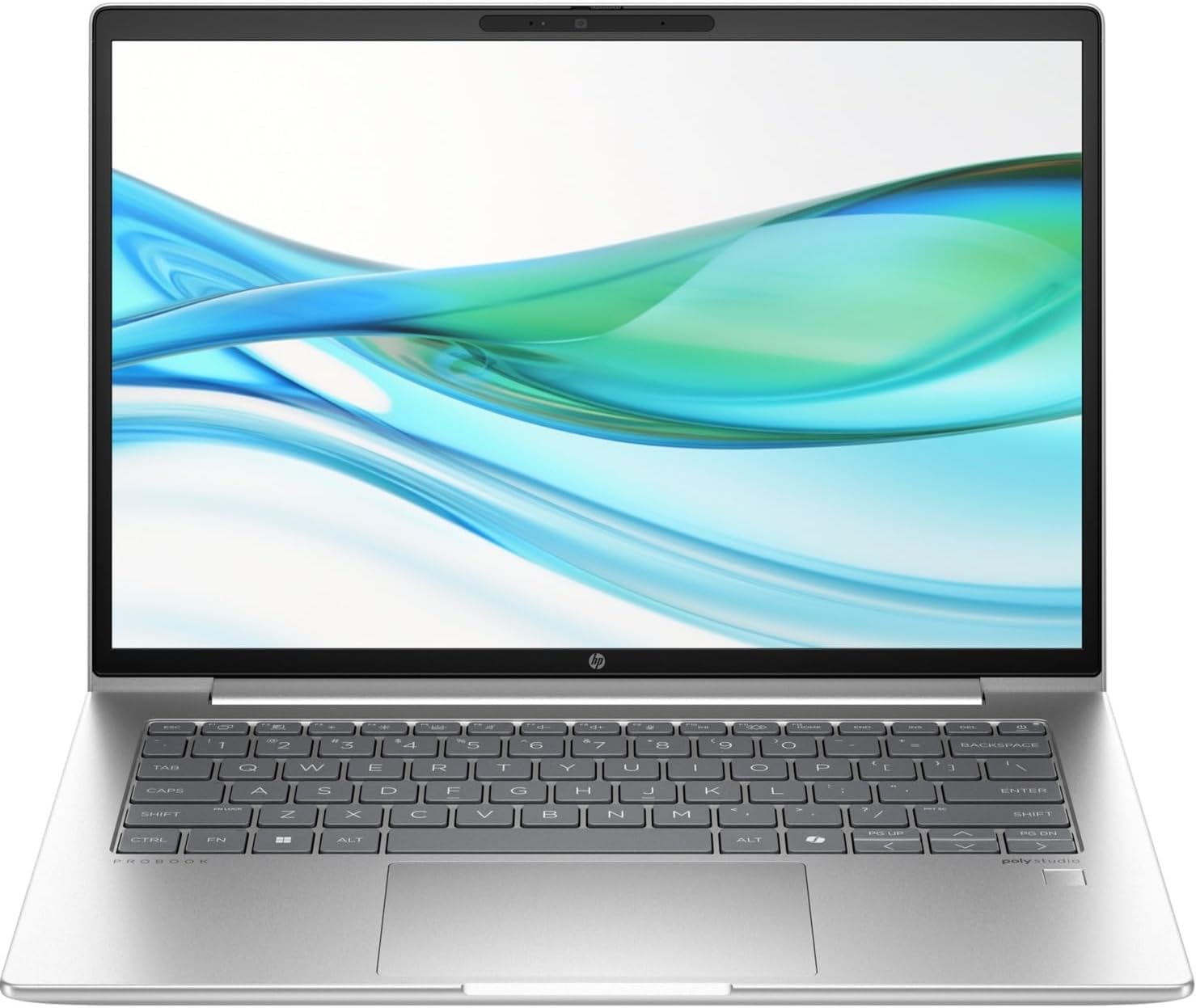 HP ProBook 440 G11 - Intel Core Ultra 5-135U, 16GB DDR5 5600 / 512GB PCIe NVMe M.2 SSD, FreeDOS, 14" WUXGA, Fingerprint Reader, Pike Silver, 1 Year Warranty - Image 2