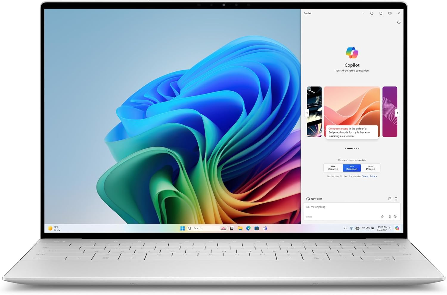 Dell XPS 13 9345 Graphite, Snapdragon® X Elite 12 Core Proccessor 16GB RAM, 512GB SSD , 13.4” 3K Touch Display , Qualcomm® Adreno ™ Graphics ,Finger Print Reader, Backlite English Keyboard, Windows 11 Home