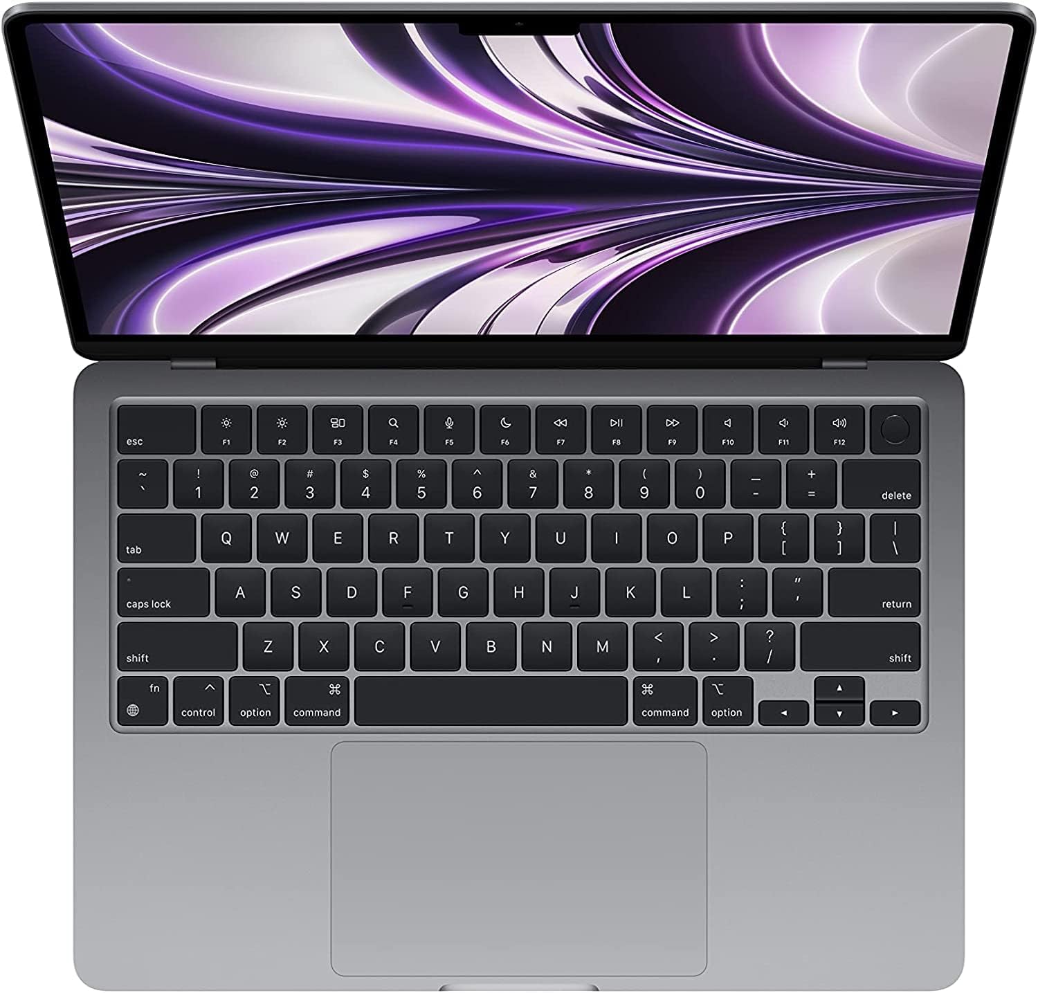 Apple MacBook Air M2, 8 core CPU - 10 core GPU, 8GB RAM, 256GB SSD, 15.3 inch, Space Grey (MQKP3LL/A)