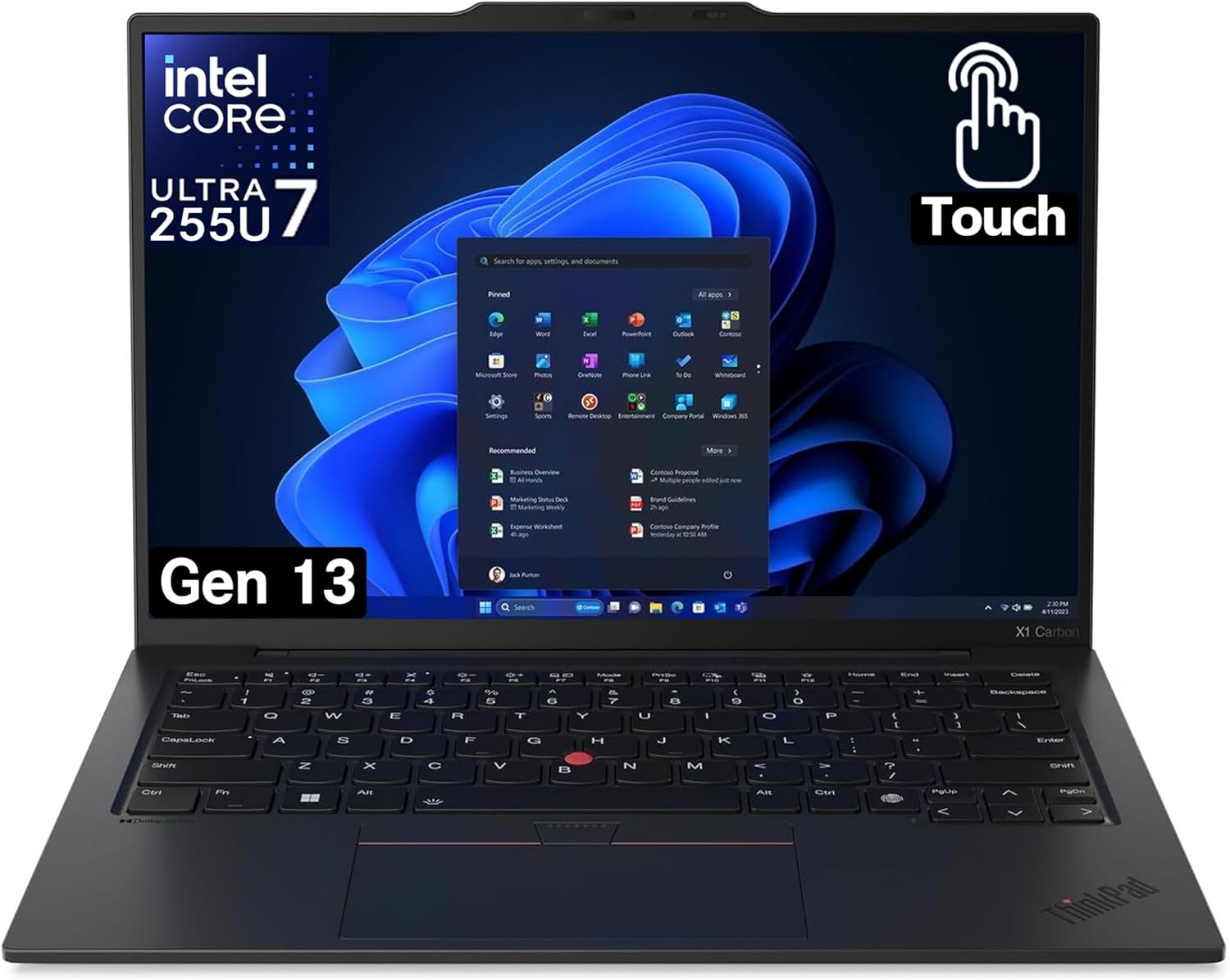 Lenovo ThinkPad X1 Carbon G13 - Intel Core Ultra 7 255U, 32GB RAM, 1TB SSD Gen 4, 14" WUXGA, Windows 11 Pro (Model: 21NX000SUE)
