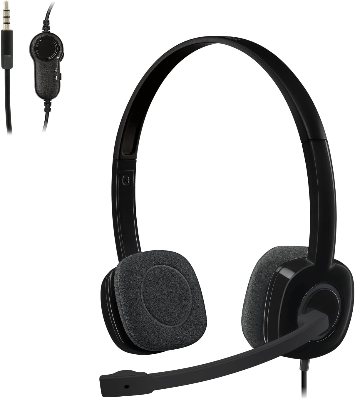Logitech H151 Stereo Headset with Noise-Cancelling Mic