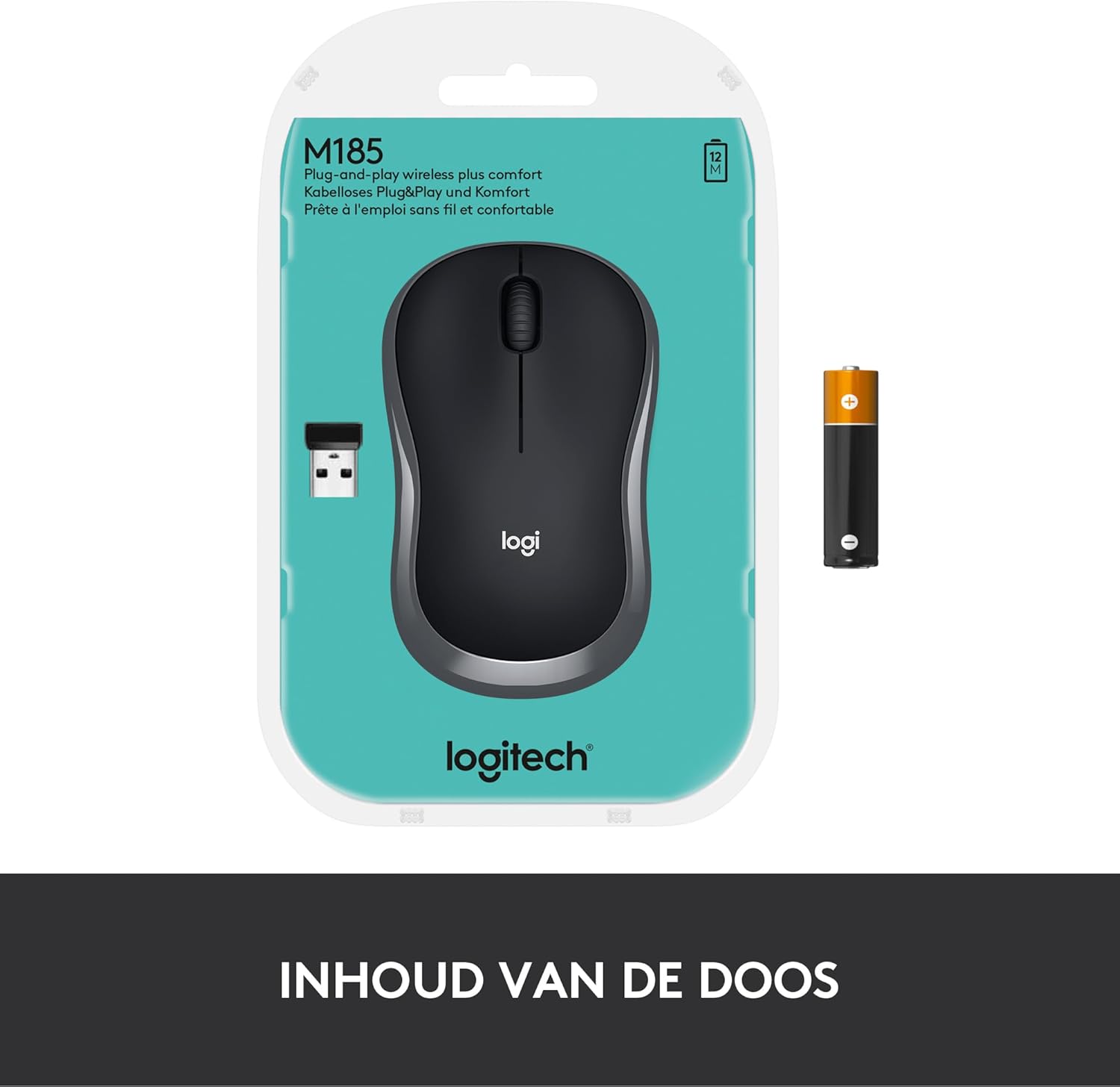 Logitech M185 Compact Wireless Mouse