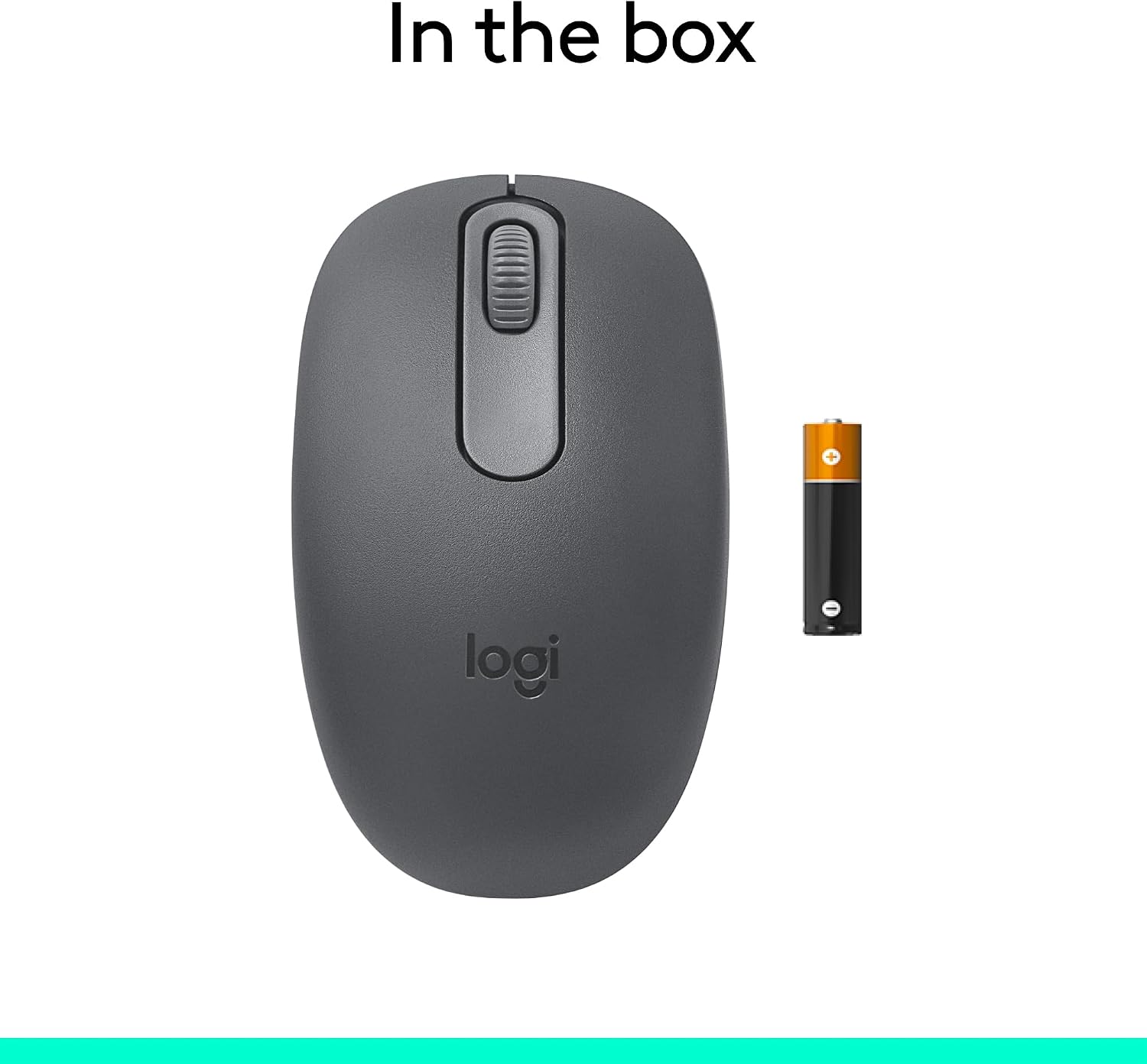 Logitech M196 Wireless Mouse – Bluetooth, Compact Design, Long Battery Life, Plug-and-Play for Windows, macOS, Chrome OS - Image 2