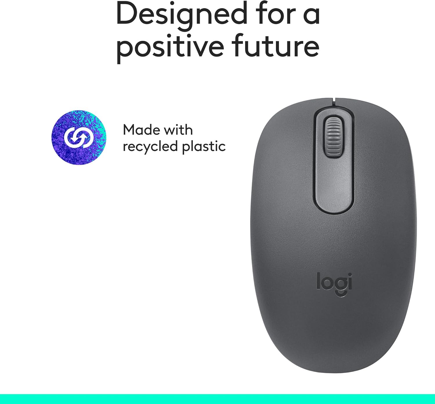 Logitech M196 Wireless Mouse – Bluetooth, Compact Design, Long Battery Life, Plug-and-Play for Windows, macOS, Chrome OS - Image 3