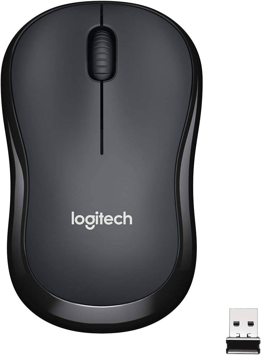Logitech M221 Silent Wireless Mouse – Quiet Click, 2.4GHz, Optical Tracking for Laptop & PC Use