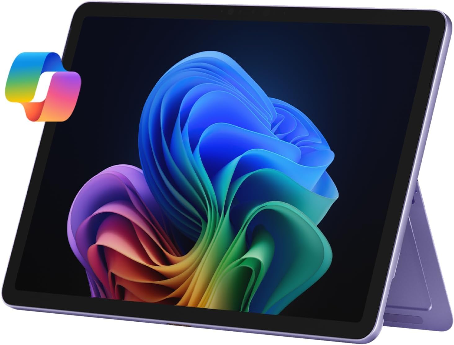 Microsoft surface pro 12 (CoPilot) - Snapdragon X Plus 8 Core , 16GB RAM LPDDR5x (Onboard), 512GB SSD UFS Storage, 12” (2196x1464), 90Hz refresh rate, 5MP Sensor Front & 10MP Sensor rear, Facial recognition, Windows 11 home, Violet, 1 Year Warranty, Ports: 2 x USB-C® with USB 3.1/3.2 (Power and data), Surface Type Cover port